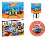 HOT WHEELS CEILING SHADE, TOUCH LAMP, WALL ART, CLOCK or BUNDLE