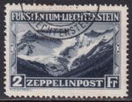 LIECHTENSTEIN 1931 Zeppelin 2f. Deep Slate-Blue SG 117 Used (CV £550)