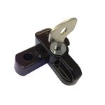 UAP Key Locking Sash Jammer for UPVC Doors & Windows Restrictor Lock - Brown