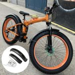 Bike Fenders Fat Tire Mud Guards Fender Set 26/20" X4.0 Mudguards for Folding Sn
