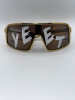 Jey Uso WWE "YEET" Sunglasses Gold "Wrestlemania" Wrestling Fan Glasses