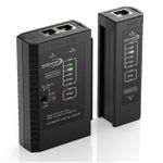 Network Tester RJ45/11 LAN Cable Tester Network Tester ISDN DSL, CAT 4/5/6/7/8
