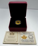 FDC 2014 Gold Proof Quarter Ounce Maple Leaf  - Box & COA Included