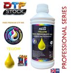 Premium Yellow DTF Ink 1L Pars Anti-Clog Nano Sediment Free for Epson Heads
