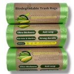 90 x 30L Compostable & Biodegradable kitchen food waste caddy liner trash bags