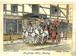 George Hotel Reading in 1784 Modern Postcard (60162) 