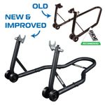 Oxford Universal Rear Motorcycle Motorbike Paddock Stand Heavy Duty Black SP821