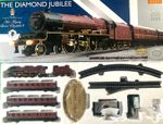 HORNBY OO R1170 THE DIAMOND JUBILEE TRAIN SET INC MAKERS PLATE LTD ED DCC READY