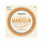 MANDOLIN STRINGS D'ADDARIO EJ74 - PHOSPHOR BRONZE - MEDIUM - 11-40 - LOOP END