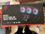 ASUS ROG Ryujin III 360 ARGB Liquid CPU Cooler Magnetic Bearing Black 