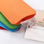 Soft Felt Cloth Glasses Case Portable Cover Colorful Reading Eyeglasses Pouch UK