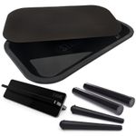 STASHIC Roll Tray Kit - Metal Tray, Magnetic Lid, X Tray Stand & 4 Tubes - SH*
