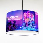 K POP DEMON HUNTERS  CEILING DRUM LIGHT SHADE / TABLE LAMPSHADE 3 SIZES