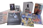Michael Jackson Memorabilia Set Books Magazines Badges Newspapers Collection