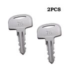 2PCS Sany 601 Key Mini Excavator Digger Ignition Key 60266568 Master Plant Keys