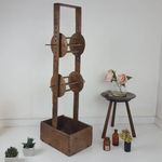 Primitive Antique Oak Wool Winder
