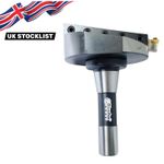 5" Fly Cutter 125mm Face Mill with R8 Arbor 1/2" Tool Bit Carbide Insert