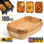 100pack Air Fryer Paper Liners Disposable non Stick Baking Parchment