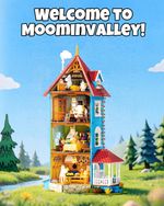 Rolife 3D Puzzle Moomin's House DIY Miniature Wood House with LED Kit Toys Gifts