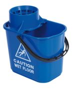 Blue  15 Litre Professional Bucket with High Profile Wringer  by Robert Scott