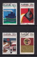AUSTRALIA 1973 National Development set of 4 SG 541-544 Used (CV £11)