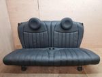 ABARTH 595 TURISMO 16-23 REAR BLACK LEATHER SEATS SET