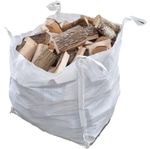 2 Bags Kiln Dried Hardwood Logs Firewood Ready to Burn Dumpy Bag / Bulk Bag,