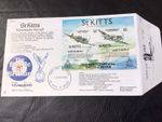 1990 St Kitts Presentation Aircraft Battle of Britain Flown Signed FDC RAF M15