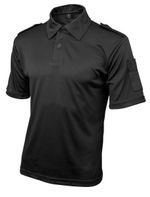 Niton Tactical Comfort Max Polo With Fixed Epaulettes - Black - Security/Police