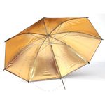 Bessel - 90cm Gold Reflective Umbrella with 7mm stem fits Elinchrom lamps