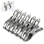 Stainless Steel Large Beach Towel Clips Clamps Clothes Pegs Laundry Windproof