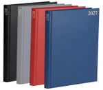 2027 diary A4/A5/A6 Page a Day/Week to View Diary Hardback Case bound Back Cover