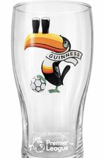 official Guinness Toucan Premier League pint glass