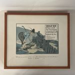 The Rules of Golf Illustrated by Charles Crombie 2 Original Perrier Prints 1905