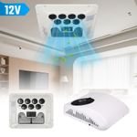 12V Caravan Air Conditioner Kit Heat & Cool Rooftop Electric AC Unit Camper RV