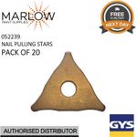 GYS 052239 Welding Star Triangles  Copper coated - Pack size of 20