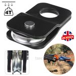 4 Ton Winch Snatch Block Towing Pulley Block 8000 LBS Capacity Offroad Recovery