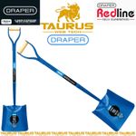 DRAPER All Steel Contractors Square Mouth No.2 Shovel Tubular Shaft YD Handle UK