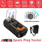 ANCEL SP21 Spark Plug Tester Engine Ignition Diagnostic Dual Holes Plug Socket
