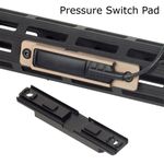 Flashlight Remote Tail Switch Protector Panel For 20mm Picatinny Rail Pads Cover