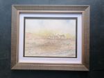 Contemporary Landscape Watercolour Painting, "Dale Cottages," Yorkshire Dales