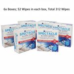 Glasses Wipes Cleaning Wipes for Spectacle Glasses 6x Boxes Fast Free P&P