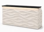 Mobile Bar 240cm LED Portable Event Counter 3D Wave | Dune Flow