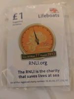 Isle Of Man TT 2013 Badge  Produced to raise funds for Lifeboats.