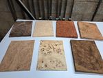 Natural Wood BURR Veneer Samples, HIGHEST QUALITY, A4, 300mm x 210mm, marquetry