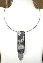 Amy Kahn Russell Brooch Pendant Necklace Glomeroporphitic Druzzy