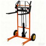 200KG Manual Pallet Stacker Zero High Lift Hydraulic Keg Lifter Trolley