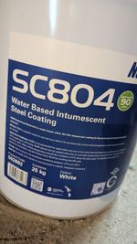 3x 25kg Tins Nullifire SC804 Water-Based Intumescent Coating Paint + EXTRA