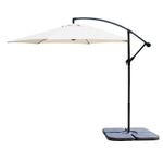 Ross James Premium Garden Parasol Umbrella with Crank Handle and Base Weight