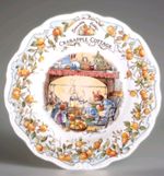 Vintage Royal Doulton Bramley Hedge 20cm Plate Crabapple Cottage circ 1984 inVGC